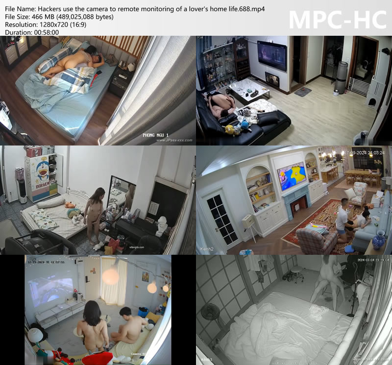 Hackers use the camera to remote monitoring of a lover's home life.688